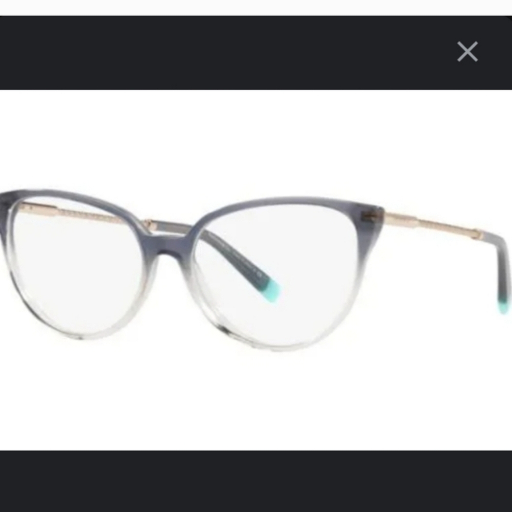 Tiffany & Co.  TF2206 Eyeglass Frames Only Rubedo Diamond Cut Luxury #102 - Picture 3 of 17